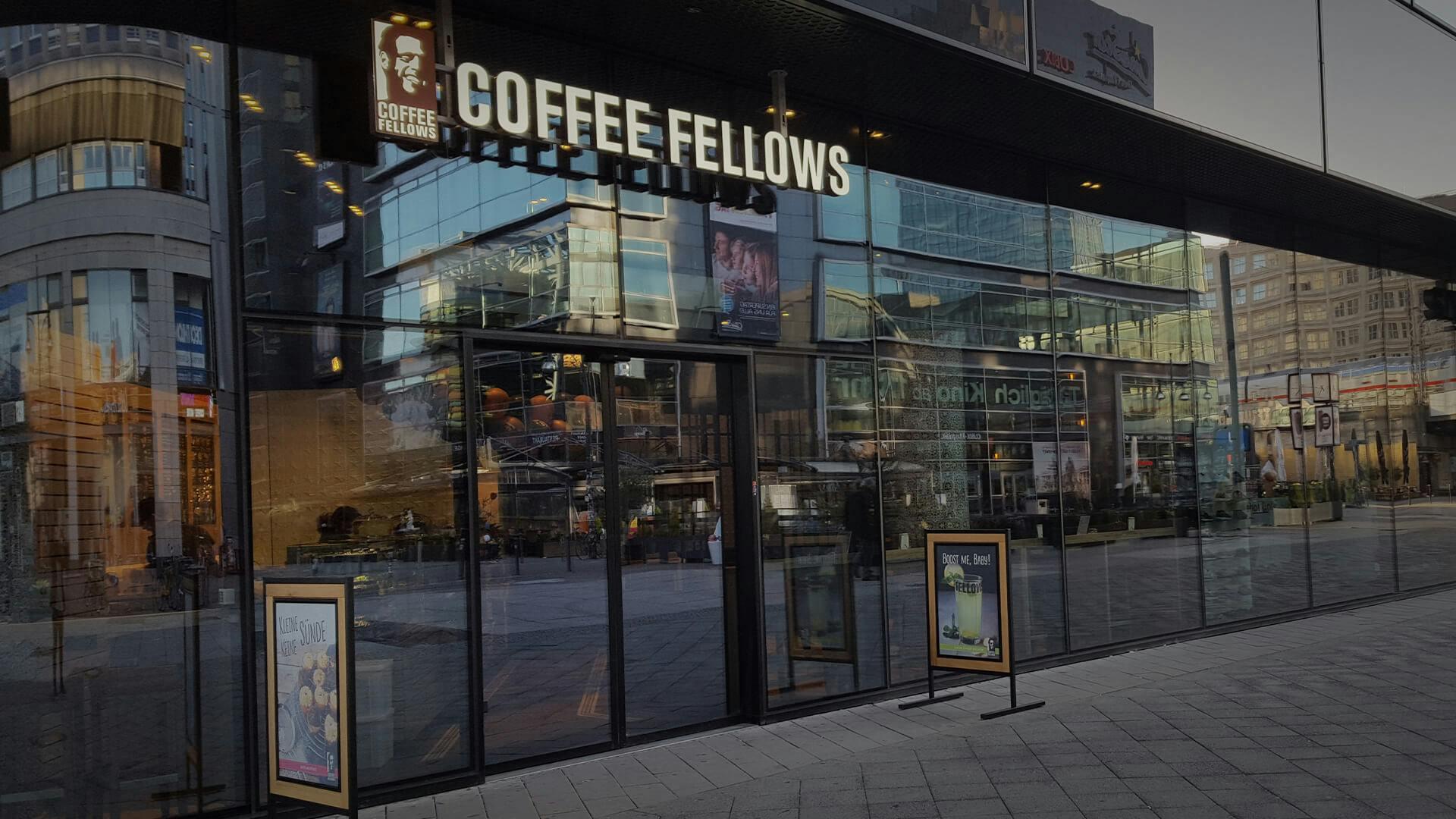 Coffee Fellows Filiale von außen